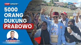Untung Tamsil Kerahkan Massa Pendukung Prabowo-Gibran ke Stadion Kapasitas 5 Ribu Orang di Fakfak