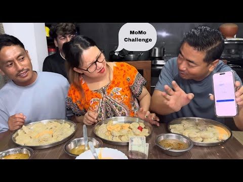 आजको momo challenge Joi vs Kaila vs Kaili. कस्को जीत भयो? बहिनी मनसरी नन्दले मिठो pork Momo बनायो