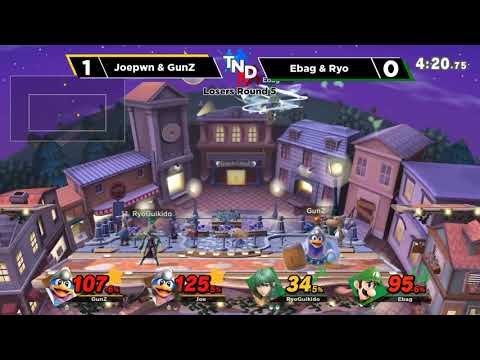 Joepwn & GunZ vs. Ebag & Ryo [Losers Round 5 - Thursday Night Doubles #30]