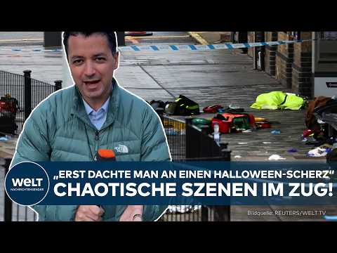 MESSER-DRAMA IM ZUG: Minuten der Panik! – Fahrgäste dachten zuerst an einen Halloween-Scherz!