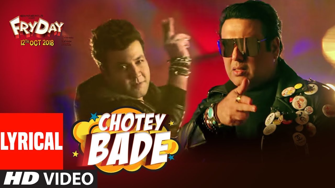Chotey Bade Lyrics  | Fry Day | Digangana Suryavanshi | Ankit Tiwari | Ankit Tiwari