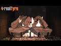 Real Fyre 24" Charred Red Oak Vented Natural Gas Logs Set  - Match Light