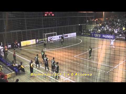 Blumenau/SCF 3 X 0 Assoeva/Unisc/ALM/Venax - RS - Liga Futsal 2014