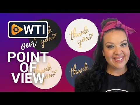 Thank You Stickers Roll - WTI product video review