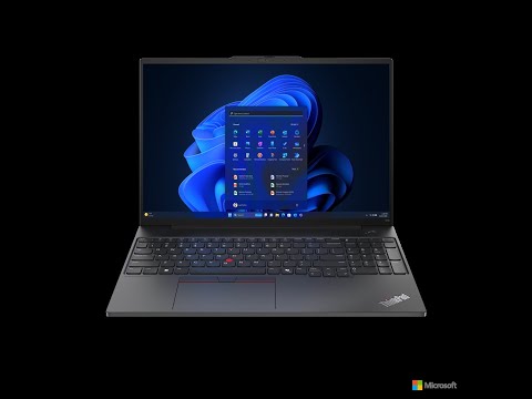 Lenovo ThinkPad E16 Gen2 21M5000JUS Ryzen 7 7735U 16GB 512GB Radeon 680M Graphics W11P Black