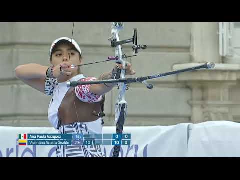 Ana P  Vazquez v Valentina A  Giraldo   Thiên thần bắn cung vô địch thế giới khi mới 18 tuổi