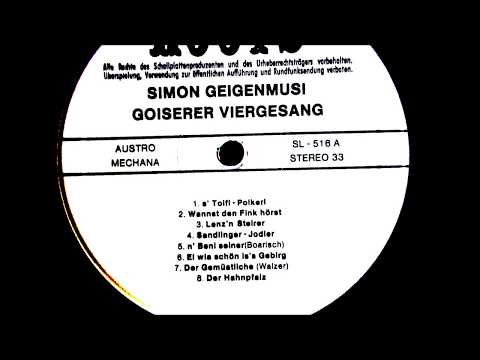 goiserer  viergesang  simon geigenmusisi  a toifl  polkerl  8 titel