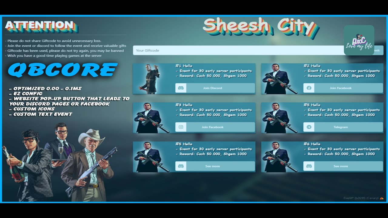 [QBCore / ESX ] Giftcode donch-giftcode thumbnail 4