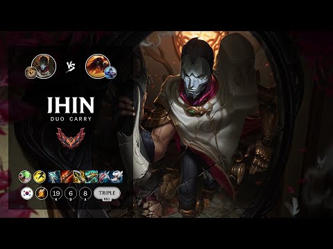 Jhin ADC vs Sivir - KR Grandmaster Patch 12.14