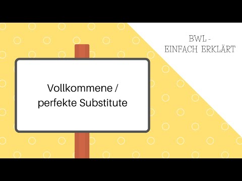 Vollkommene / perfekte Substitute: Erklärung, Nutzenfunktion und Indifferenzkurve mit Beispiel