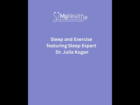Episode 65: Unlocking the Secrets to Better Sleep ft Dr. Julia Kogan - Exercise in Your Sleep