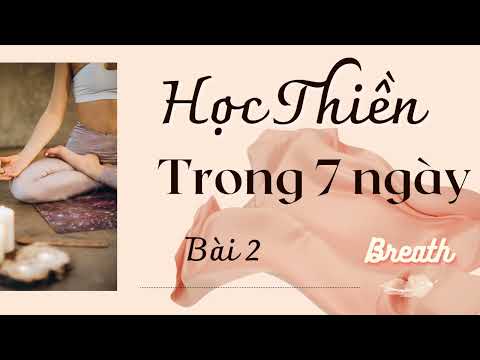 Hướng dẫn thiền cho người mới bắt đầu - Bài 2 - Trở về với hiện tại