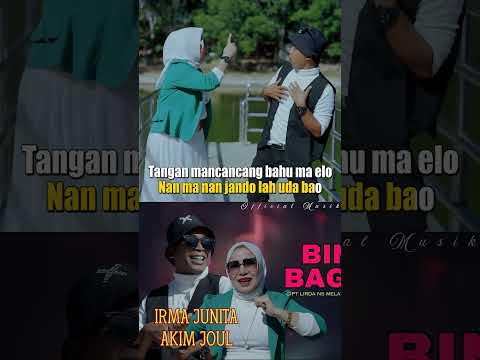 IRMA JUNITA feat AKIM JOUL // BINI BAGAK #laguminangkocak #laguminang #shorts