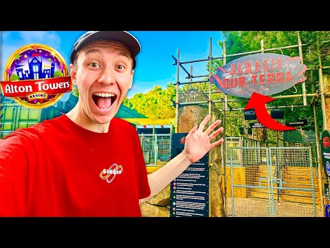 Riding NEMESIS SUB TERRA at ALTON TOWERS!
