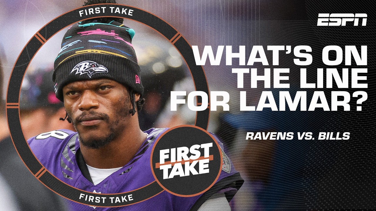 LOSING SEASON on the line for Lamar Jackson and the Ravens vs. the Bills 😳 - Evan Cohen | First Take