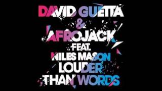 David Guetta &amp; Afrojack Feat. Niles Mason - Louder Than Words (Radio Edit)
