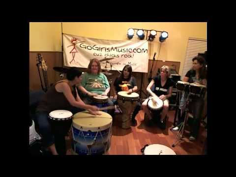 Houston GoGirls Drum Circle - part 2