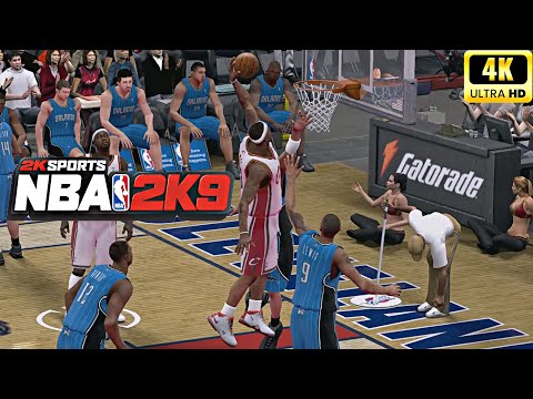 NBA 2K9 PS3 (4K60) | LeBron James vs Magic