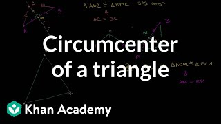 Circumcenter of a Triangle