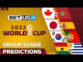 World Cup 2022 Picks Group Stage (Pt.11) | World Cup Odds, Soccer Predictions & Free Tips
