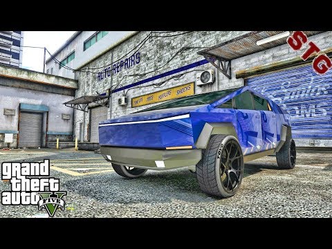 GTA 5 REAL LIFE MOD #713 - LET'S GO TO WORK!!!(GTA 5 REAL LIFE MODS) TESLA CYBERTRUCK