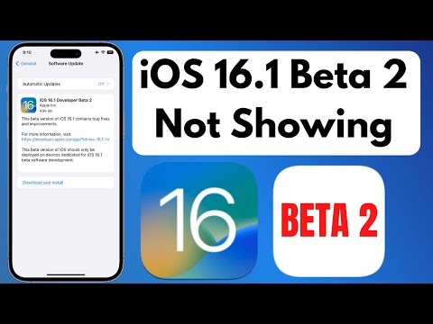 How To Fix iOS 16.1 Developer Beta 2 Not Showing | Install iOS 16.1 Beta 2