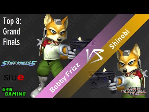 Stiff Knees 5 - Bobby Frizz (Fox) vs. Shinobi  (Fox) - SSBM - Top 8 - Grand Finals - Bo5