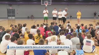 Luka Garza hosts skills academy camp in Iowa
