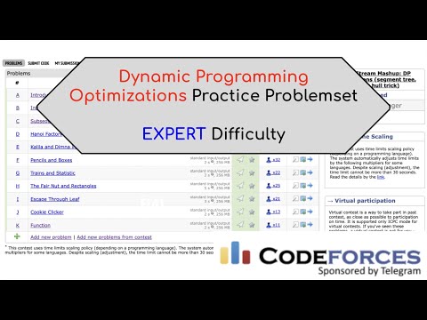 Dynamic Programming Optimizations: Convex Hull Trick (CHT) & Segment Tree DP