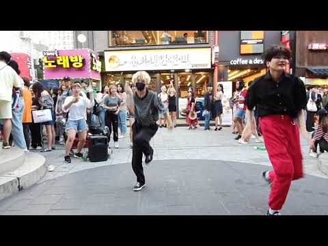 일본댄스팀 제이피지(J.P.G)/WAVE-에이티즈(ATEEZ) 20190623 홍대(HongDae) Busking