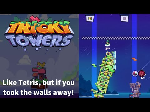 Tricky Towers Online - Like Tetris, but if you took the walls away!