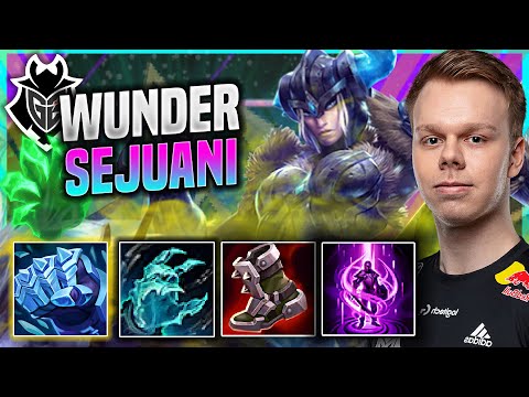 WUNDER PERFECT GAME WITH SEJUANI! - G2 Wunder Plays Sejuani TOP vs Jax! | Season 11