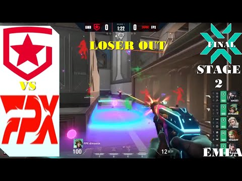 FPX vs GAMBIT LOSER OUT All HIGHLIGHT VALORANT VCT EMEA Stage2 Playoffs Day 5