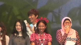 Download lagu [HD FANCAM] Lee Minho chooses 1 from 7 lucky fans at Jkt 2/2 mp3