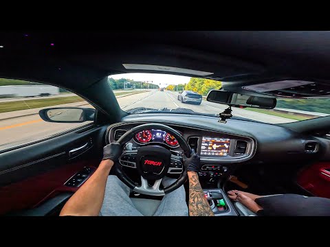 CUTTING UP IN THE LOUDEST WHINING DEMON 170 CHARGER...