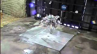 NASA Lunar Module Barrier Net Testing
