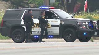 Suspect in custody after shooting at officers, barricading himself at Medical Center motel, SAPD...