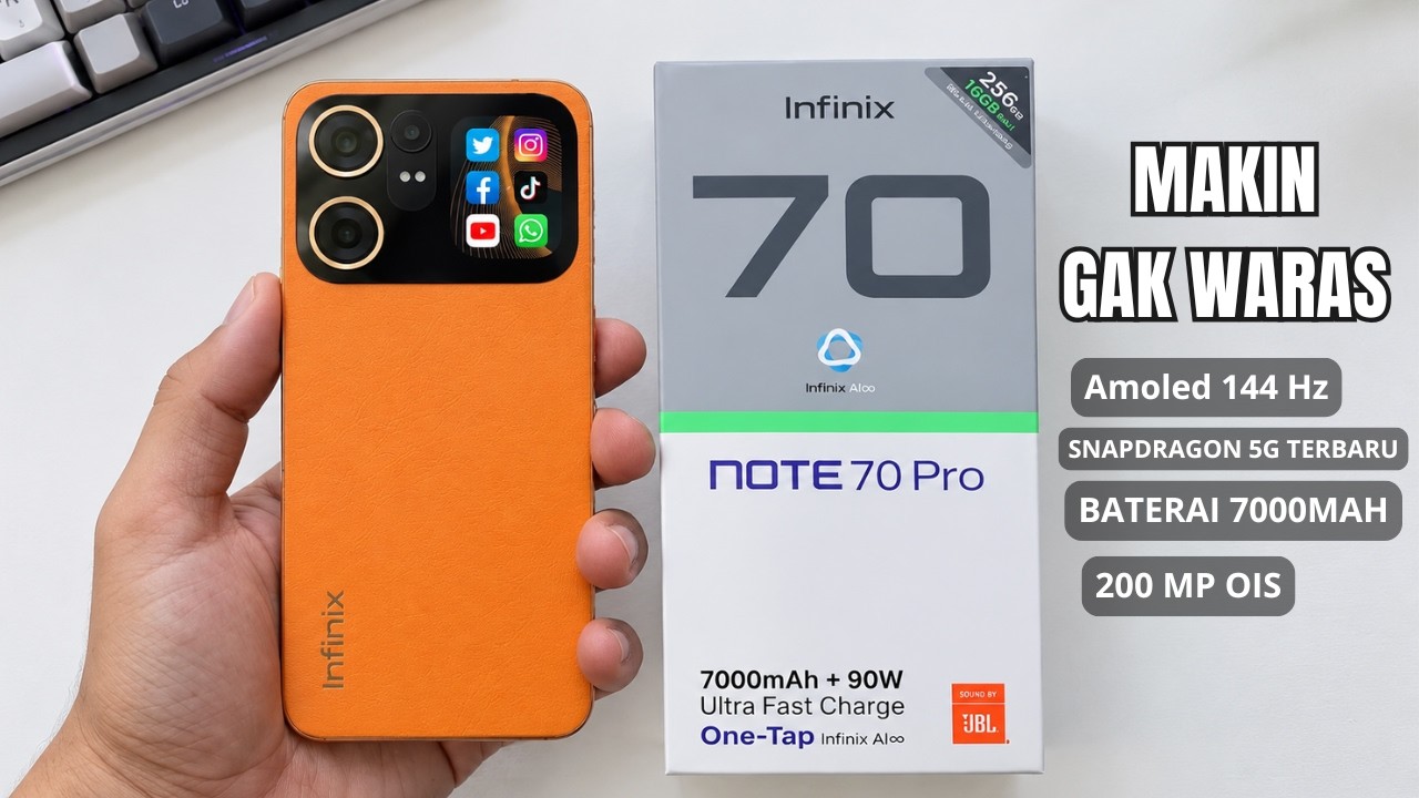 INFINIX MULAI GAK WARAS‼️INFINIX NOTE 70 PRO 5G BAWA UPGRADE GILA, SERIES NOTE MAKIN SERIUS