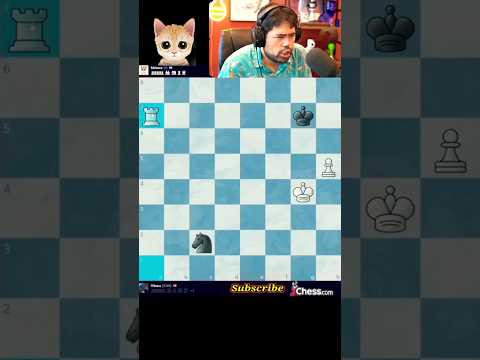 🧛Finally Hikaru defeated Mittens😼🙀😿 #shorts #chess #hikaru #hikaruclips #chessshorts #mittens #viral