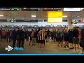 Rangers fans descend on Glasgow Airport ahead of Europa League final