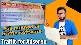 Traffic software Use for Adsense loading | Full traffic unique setup for Adsense loading
