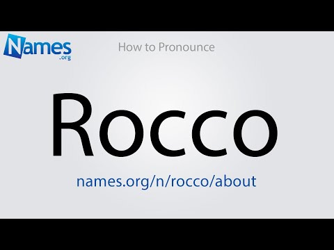 How to Pronounce Rocco