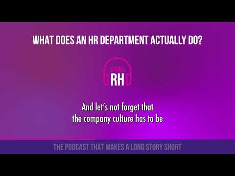 What does an HR department actually do