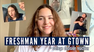 12 Things I Wish I Knew Before my Freshman Year at Georgetown (+ college acceptance reaction)