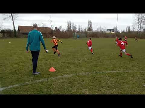VV Rozenburg JO12-1 - VV Stellendam JO12-1 [18-02-2023] (2e helft van 1e helft)
