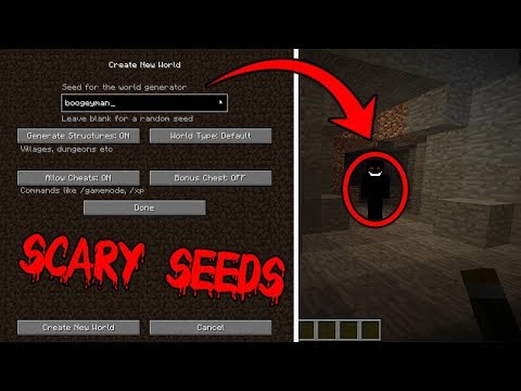 5 Scary Minecraft Seeds you Should NEVER Play on! (Scary Minecraft Countdown)