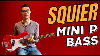 Video thumbnail for Squier Mini P precision Bass - Demonstration of sounds and comparison with a full size P Bass by Jonathan Wong 458 Music