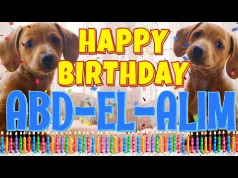 Happy Birthday Abd-El-Alim! ( Funny Talking Dogs ) What Is Free On My Birthday