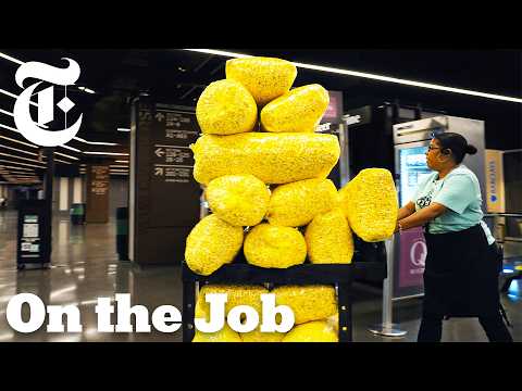 Making Popcorn for 15,000+ Basketball Fans | On the Job | NYT Cooking