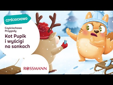 Czyściochowe przygody - Kot Pupik i wyścigi na sankach
